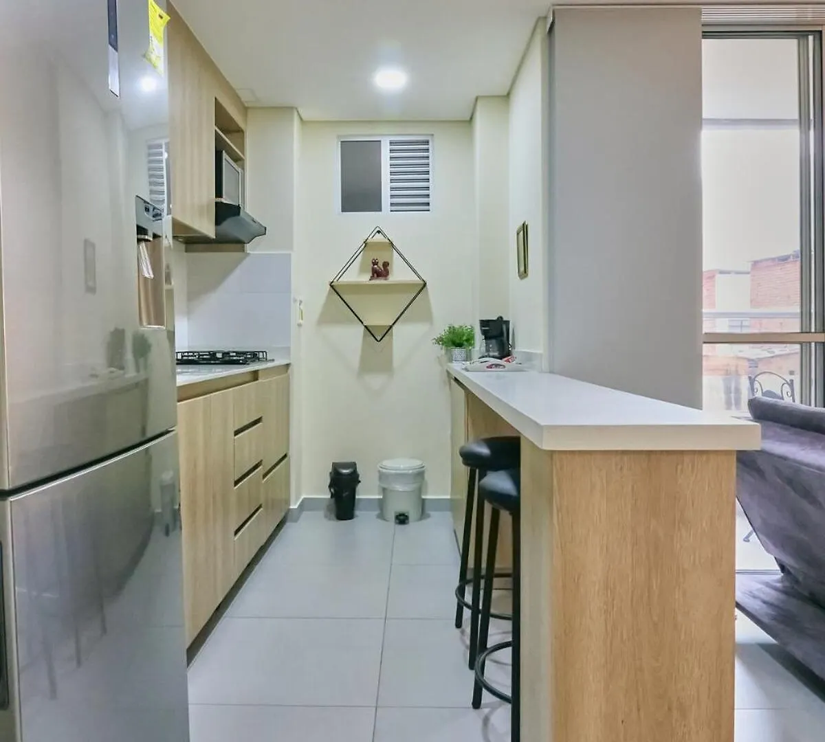 Modern Skyline Suite -Wifi, Gym, 24Hr Security Medellín Colombie